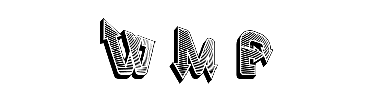 Fangxiang 3D Slant Multiline Regular  Free Fonts Download