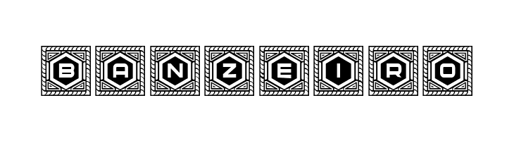 Hexagonas Linear Regular  Free Fonts Download