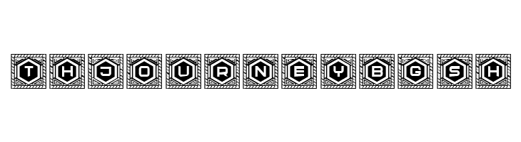 Hexagonas Linear Regular  Free Fonts Download