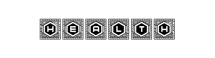 Hexagonas Linear Regular  Free Fonts Download