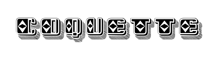 Diamond Flat Filled Regular  Free Fonts Download