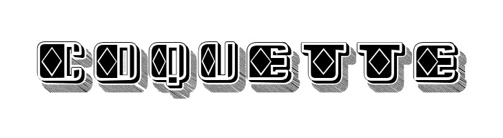 Diamond Flat Blacked Regular  Free Fonts Download