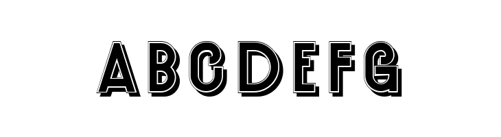 Bayadera Filled Regular  Free Fonts Download