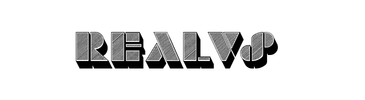 Stencil Extruded Regular  Free Fonts Download