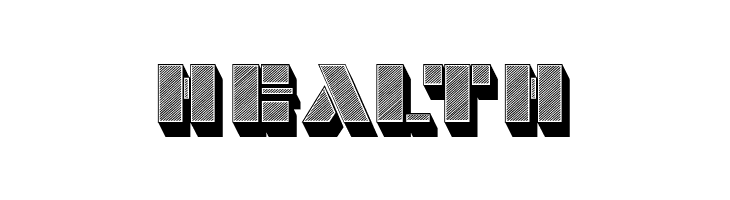 Stencil Extruded Regular  Free Fonts Download