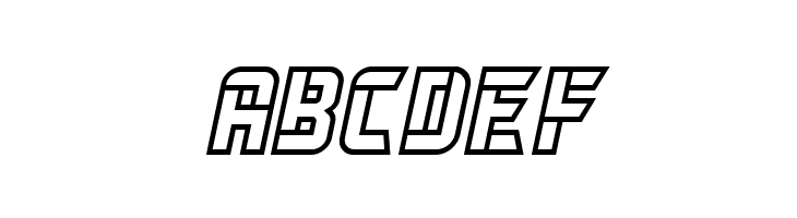 Herum Albern Outline Italic  Free Fonts Download