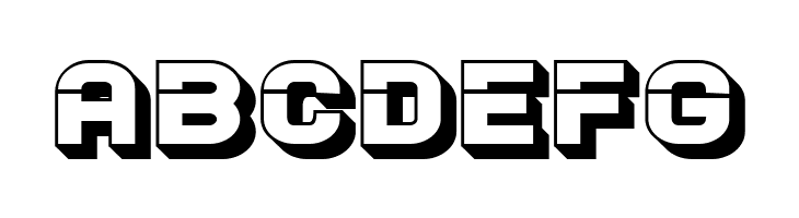 Blader Extended 3D Regular  Free Fonts Download