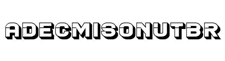 Blader Extended 3D Regular  Free Fonts Download