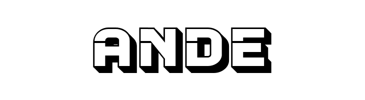 Blader Extended 3D Regular  Free Fonts Download