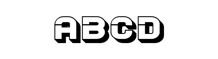 Blader Extended 3D Regular  Free Fonts Download