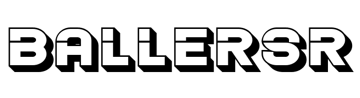 Blader Extended 3D Regular  Free Fonts Download