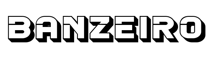 Blader Extended 3D Regular  Free Fonts Download