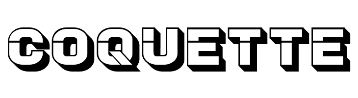 Blader Extended 3D Regular  Free Fonts Download
