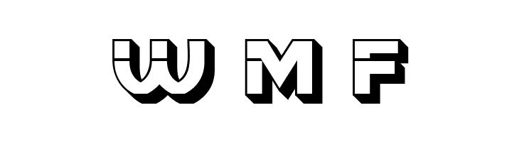 Blader Extended 3D Regular  Free Fonts Download