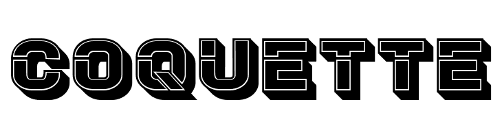 Blader Extended 3D Filled Regular  Free Fonts Download