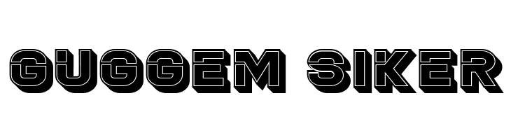 Blader Extended 3D Filled Regular  Free Fonts Download