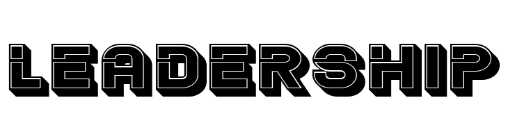 Blader Extended 3D Filled Regular  Free Fonts Download