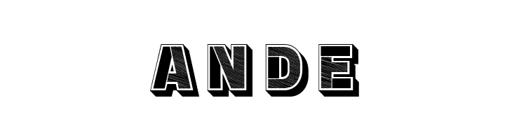 Abstract Blocks Regular  Free Fonts Download