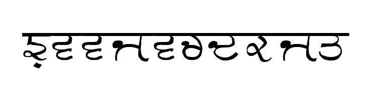 GurmukhiLys 030 Wide  Free Fonts Download