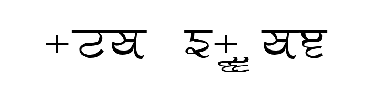 GurmukhiLys 030 Wide  Free Fonts Download