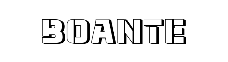 Normandia 3D Regular  Free Fonts Download