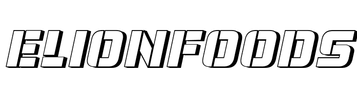 Normandia 3D Italic  Free Fonts Download