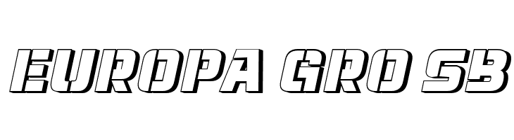 Normandia 3D Italic  Free Fonts Download