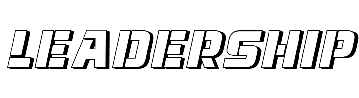 Normandia 3D Italic  Free Fonts Download