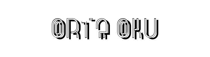 Verge Paper 3D Regular  Free Fonts Download