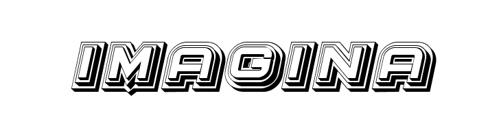 Radiation Hollow Regular  Free Fonts Download