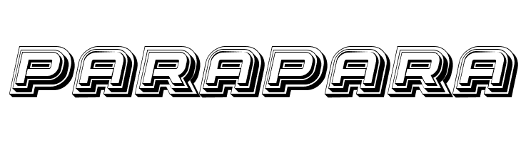 Radiation Hollow Regular  Free Fonts Download