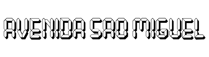 Gigabyte Hollow Regular  Free Fonts Download
