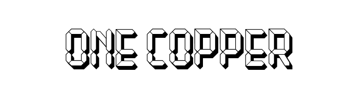 Gigabyte Hollow Regular  Free Fonts Download