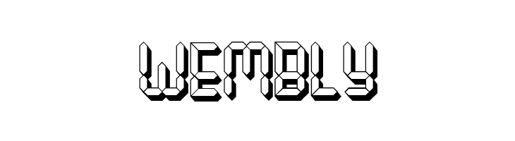 Gigabyte Hollow Regular  Free Fonts Download