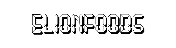 Gigabyte Hollow Regular  Free Fonts Download