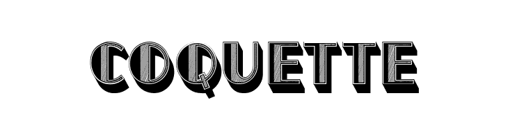 North Border Extruded Regular  Free Fonts Download