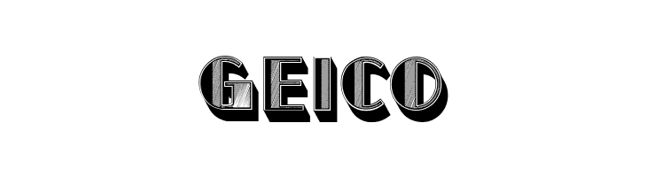 North Border Extruded Regular  Free Fonts Download