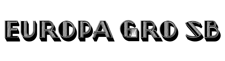 North Border Extruded Regular  Free Fonts Download