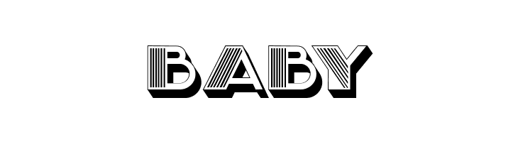 Perfomer 3D Hollow Regular  Free Fonts Download