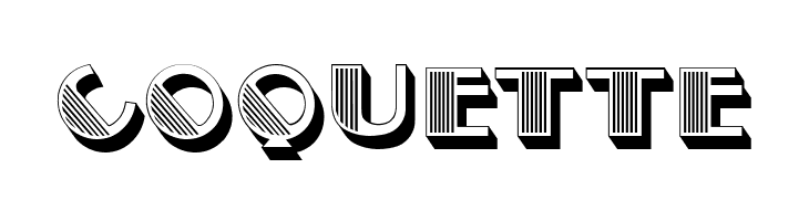 Perfomer 3D Hollow Regular  Free Fonts Download