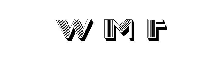 Perfomer 3D Hollow Regular  Free Fonts Download