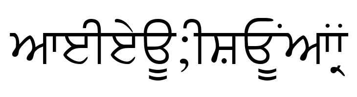 PunjabiText  Free Fonts Download