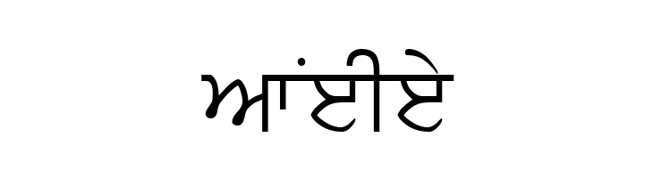PunjabiText  Free Fonts Download