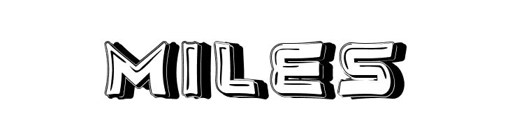 Unlimited White 3D Regular  Free Fonts Download