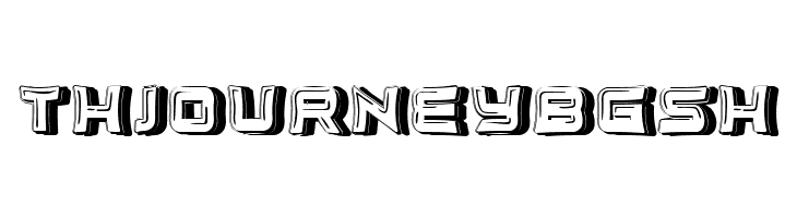 Unlimited White 3D Regular  Free Fonts Download