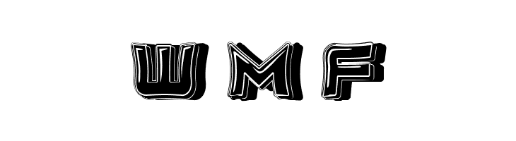 Unlimited 3D Regular  Free Fonts Download