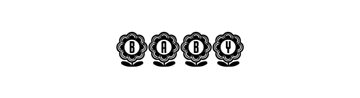 Flower Capitals 4 Regular  Free Fonts Download