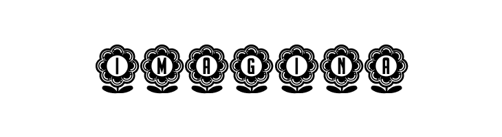 Flower Capitals 4 Regular  Free Fonts Download