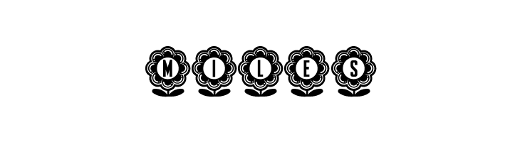 Flower Capitals 4 Regular  Free Fonts Download