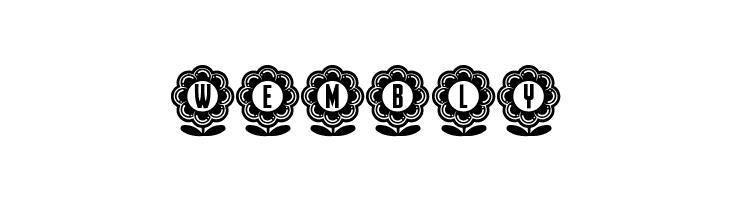 Flower Capitals 4 Regular  Free Fonts Download